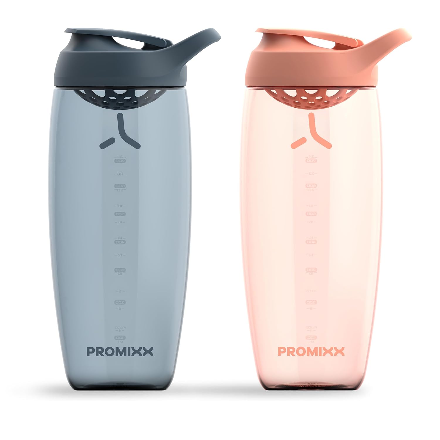 Promixx Pursuit Protein Shaker Bottle (32 oz) – Silent No-Ball Mixer, Leak-Proof Lid, BPA/BPS & Phthalate-Free ECOZEN – Ea...