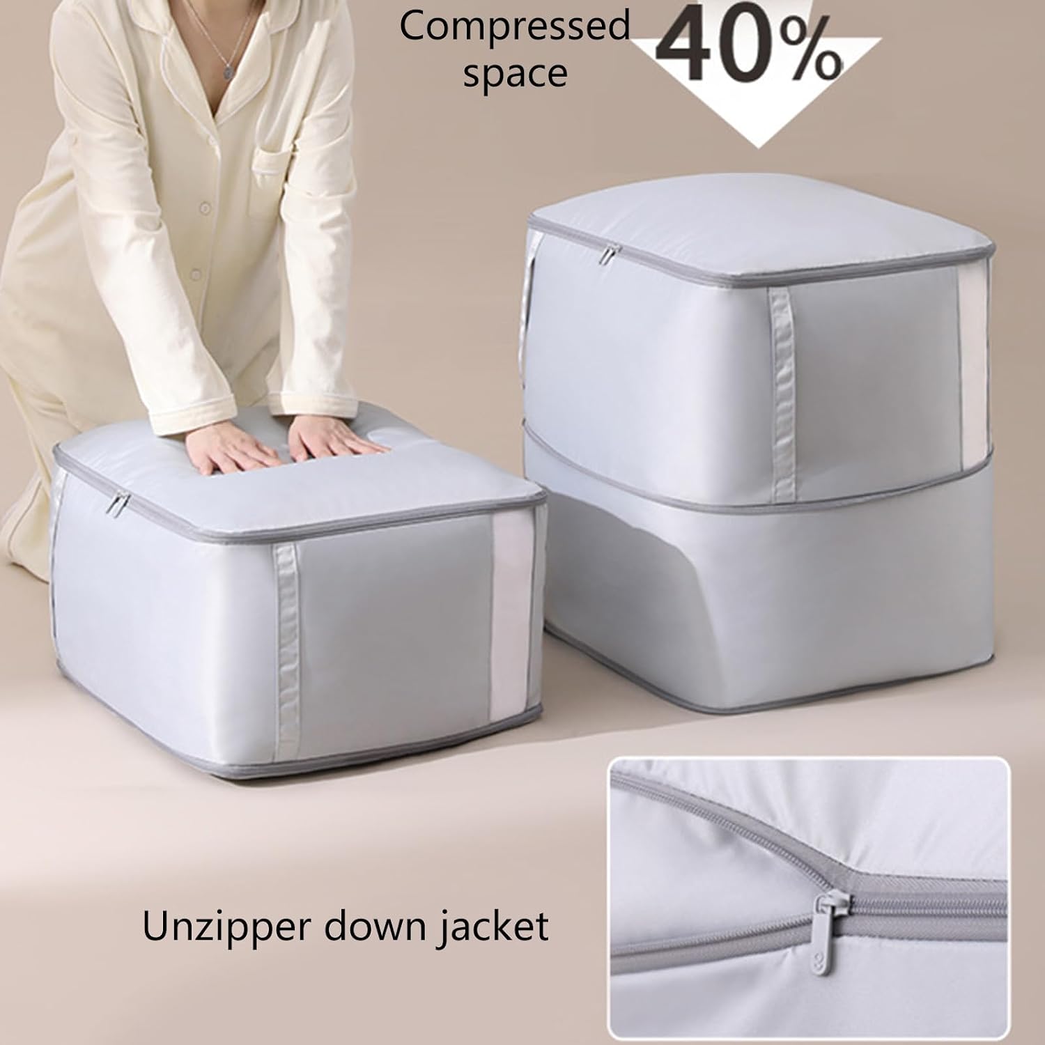 Bedding Compression Bag Multifunctional Bedding Storage Pouches Organizers for Household Mess Control Home Organization