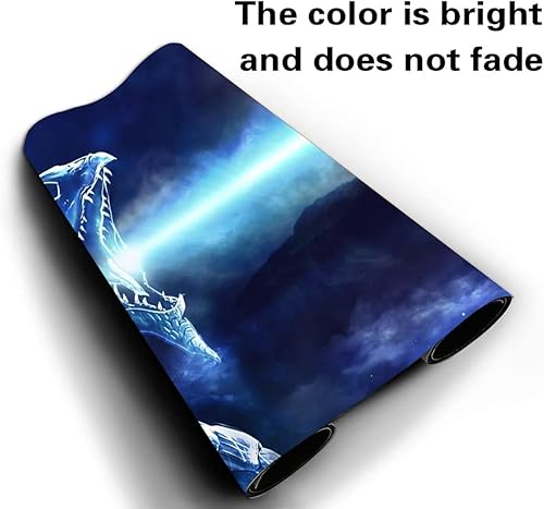 Miniatura 2 de Dragon TCG Playmat, 24 x 14 pulgadas - MTG, DTCG, CCG, RPG Trading Card Inkked Game Mats - Superficie lisa juego de batalla colección de goma