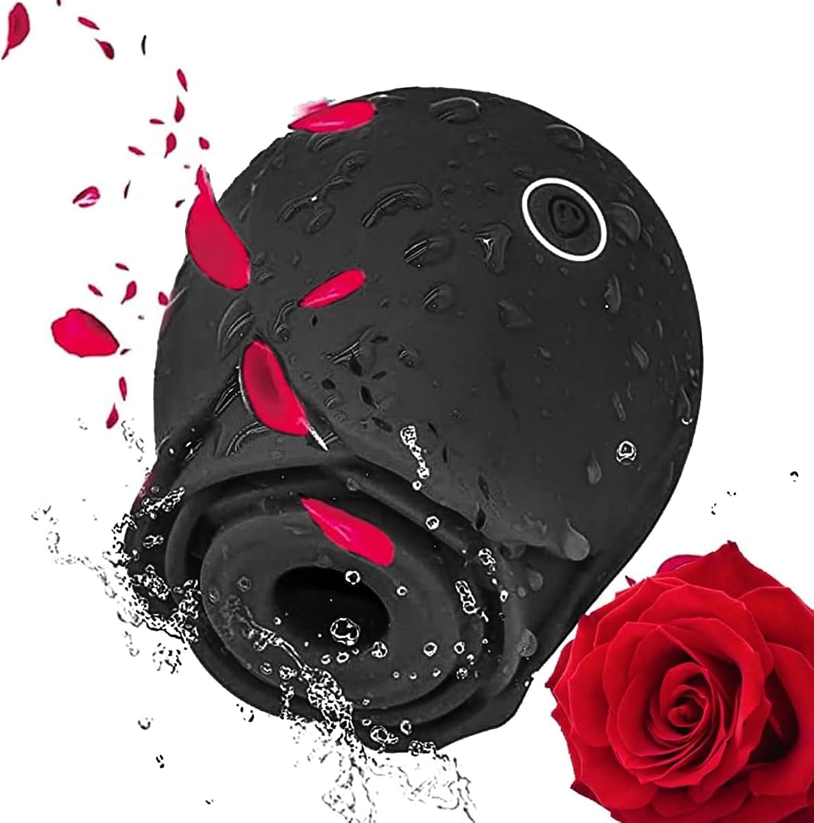 2026 Rose Herramienta para adultos para mujeres adecuada para viajes domésticos y de negocios, silenciosa, resistente al agua y con fuerte vibración, sin preocupaciones, The Rose for Women IWTZB8