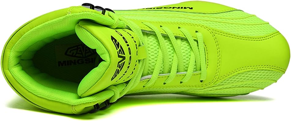 Usoway Men's Professional Boxing Shoes Non-Slip Wrestling Shoes Women's Lightweight Boxing Wrestling Training Shoes Adult Fitness Sports Shoes Fighting Weightlifting Multifunctional Shoes