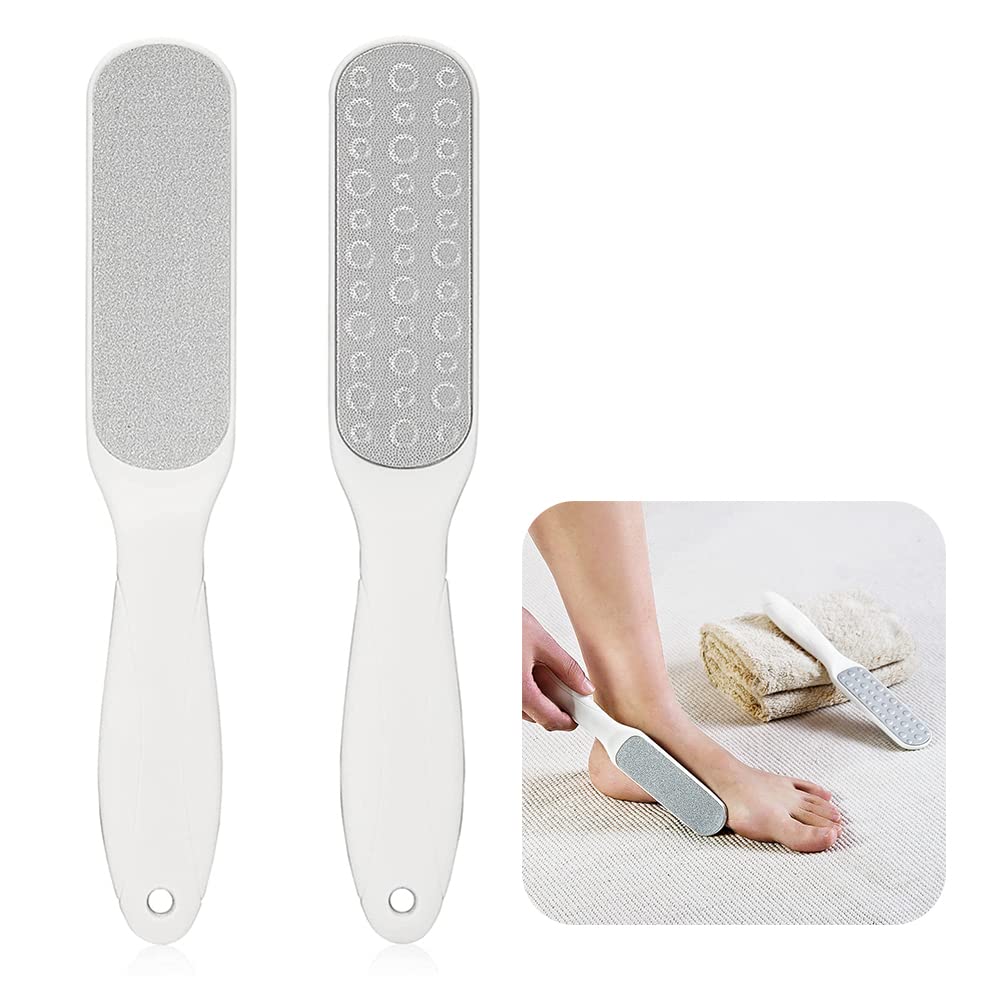 Fapiwen Double Sided Foot Filer, Foot Callus Remover, Pedicure Tools For Feet, Foot Scraper For Cracked Heels, Foot Scraper For Dead Skin, Hard Skin And Wet Feet