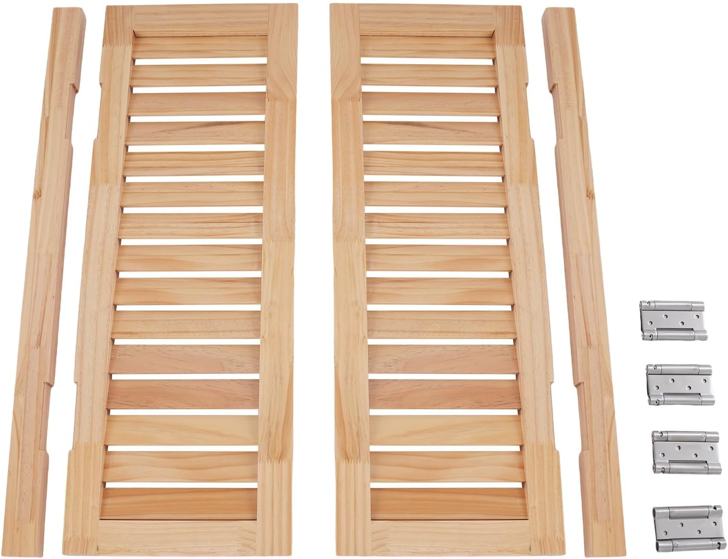 Saloon Swinging Doors, Cafe Door, Partition Door for Shop Entrance Partition, Two-Way Open Bar Kitchen Entrance Partition Half-Door (Wood Color, 29.53(W) x 35.43(H) in)
