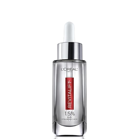 L'Oreal Paris Anti-Aging Face Serums Kit, Revitalift Derm Intensives Serums, Pure Hyaluronic Acid Serum and Pure Glycolic Acid Serum