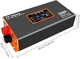 2000W/4000W Power Inverter 12V to 240V AC Pure Sine Wave Inverter,Car Inverter DC 12v to AC 240V UK with AC Sockets Dual Car Adapter With LED Display Suitable for Travel, RV, Camping - 4