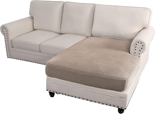 Miniatura 6 de DKSLIPGO Funda de cojín elástica de jacquard gruesa para silla, sofá biplaza o sofá, protector de muebles, cojín de asiento (sofá de 3 plazas, azul