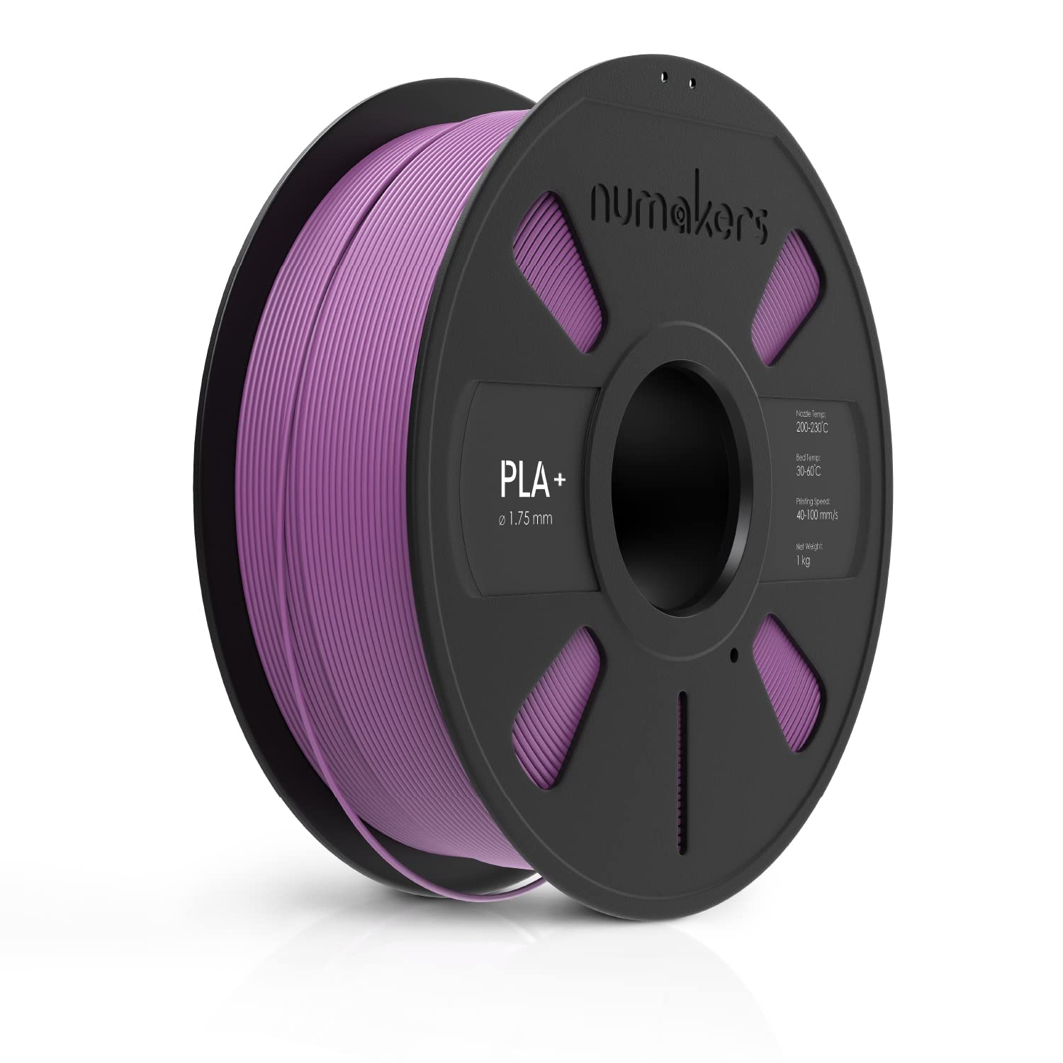 NUMAKERS PLA+ 3D Printer Filament, 1.75mm, Dimensional Accuracy +/- 0.03 mm, 1 kg Spool (2.2 lbs), Compatible with Most FDM Printers (Purple) (B0962ZJ5T5) Amazon Price History, Amazon Price Tracker