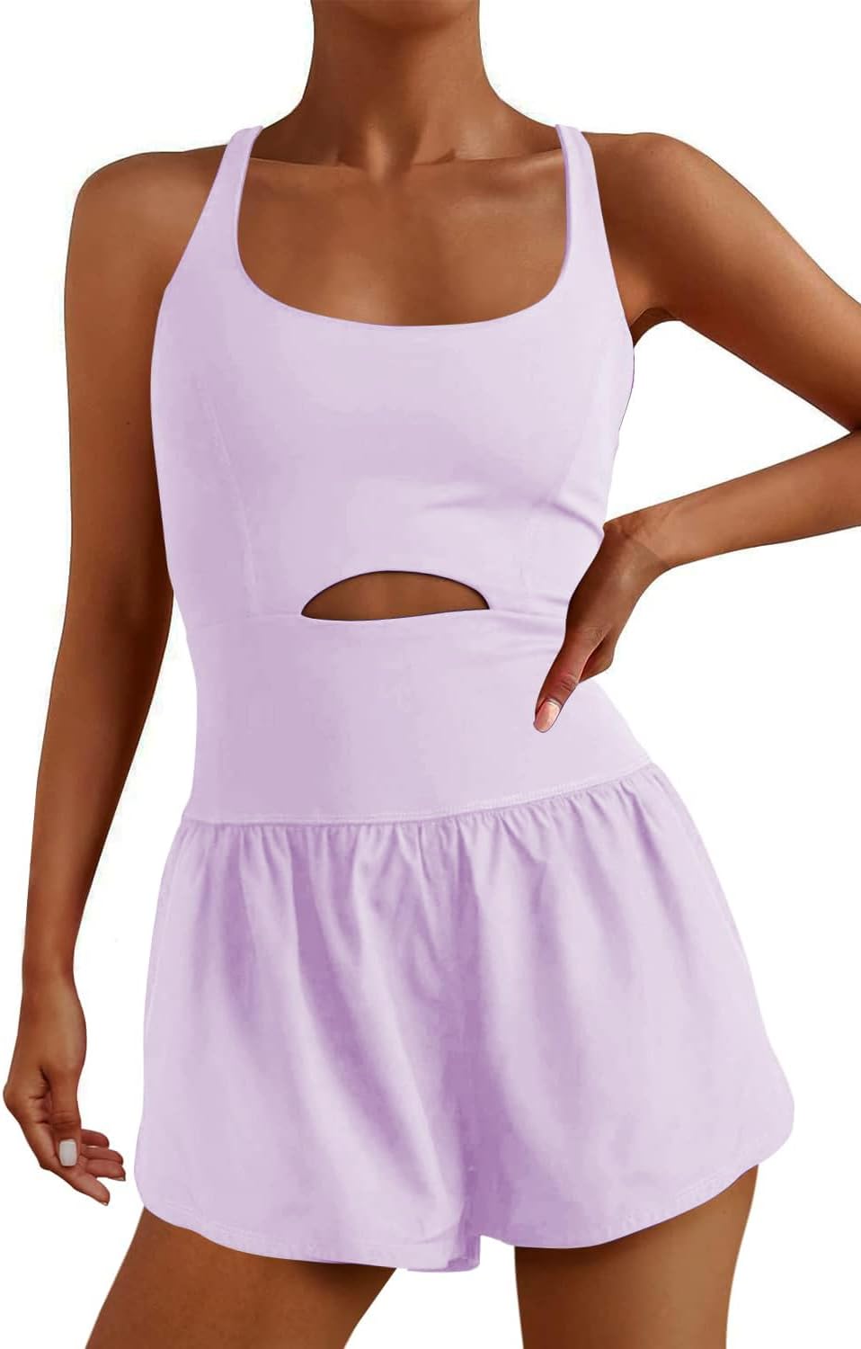 Inadays Womens Running Onesie Workout Rompers One Piece Outfits Exercise Jumpsuits Gym Yoga Clothes XS-L