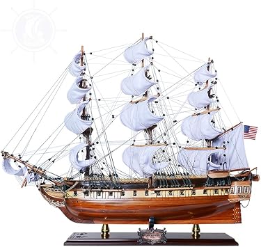 Old Modern Handicrafts USS Constitution 100 Units Produced Model Ship - 29" L x 10" W x 25" H