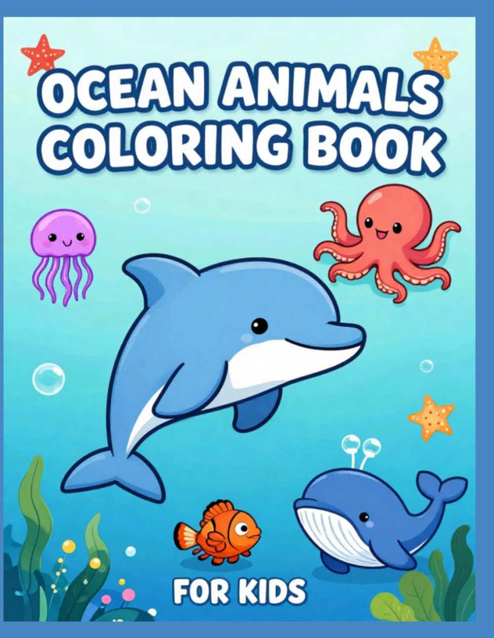 Ocean Animals Coloring Book