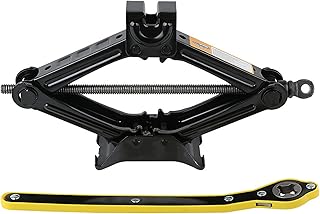 Macaco de tesoura 2 toneladas (1,995 kg 2T de carga), design de alavanca de catraca com capacidade para economia de força para carro, SUV MPV apenas para chave de pneu apenas para uso em emergência, não para projetos semanais