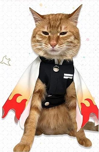 Amazon Co Jp Itigoitie 鬼滅の刃 コスプレ ペット服 犬服 猫服 竈門炭治郎 竈門禰豆子 我妻善逸 富岡義勇 胡蝶しのぶ 煉獄杏寿郎 小型犬 中型犬用 猫用 かわいい おもしろい 萌え ペット用品 正月 新年 パーティー 贈り物 バレンタイン デー プレゼント 煉獄杏寿郎 M