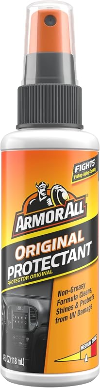 Spray protector original de Armor All, limpiador de interiores de automóviles con protección UV para combatir el agrietamiento y la decoloración, 4 oz