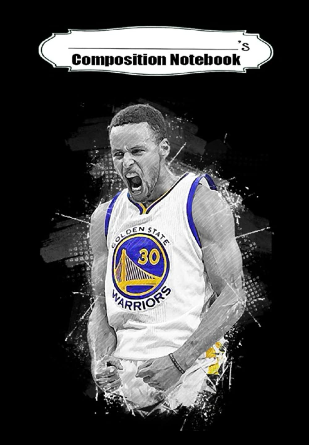 Composition Notebook: Stephen Curry Steph Curry Classic, Journal 6 x 9, 100 Page Blank Lined Paperback Journal/Notebook
