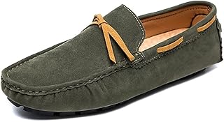 [ADSNS] ドライビングシューズ モカシン スリッポン ローファー スエード メンズ 大きいサイズ 小さいサイズ スリップオン 合成皮革 靴 ビジネスシューズ カジュアルシューズ 紳士靴 軽量 デッキシューズ スウェード リボン 秋