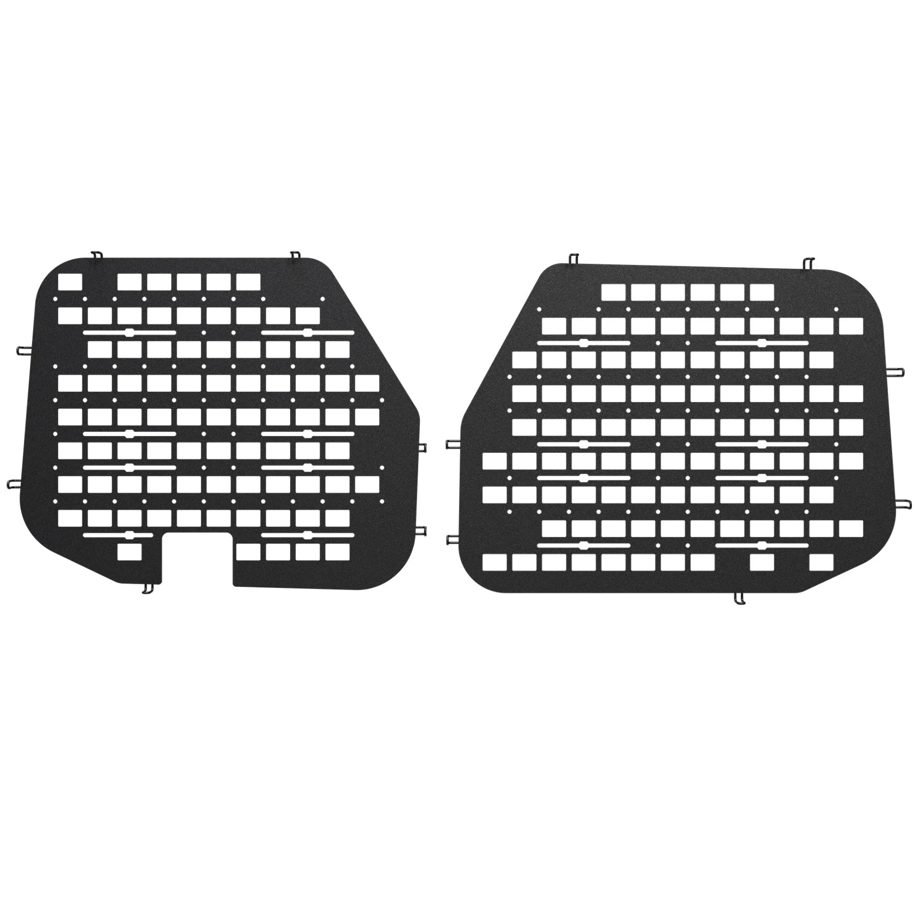 Photo 1 of MELIPRON Van Window Security Screens Fit for Ford Transit Low Roof Rear Door, Anti-Theft MOLLE Van Window Guards, Steel Safety Screens for Cargo Vans