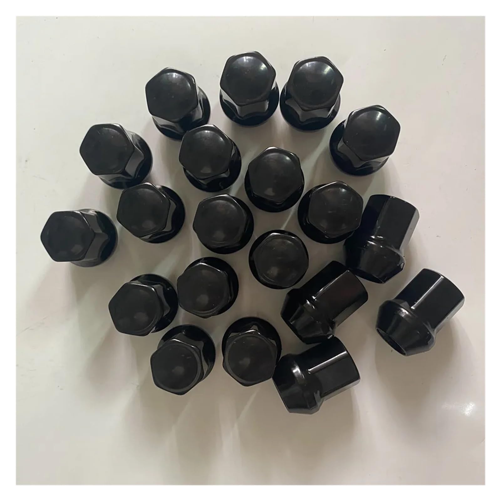 Czarna nakrętka koła do nakrętek M14*1,5, wysokość 35 mm, sześciokąt 21 mm