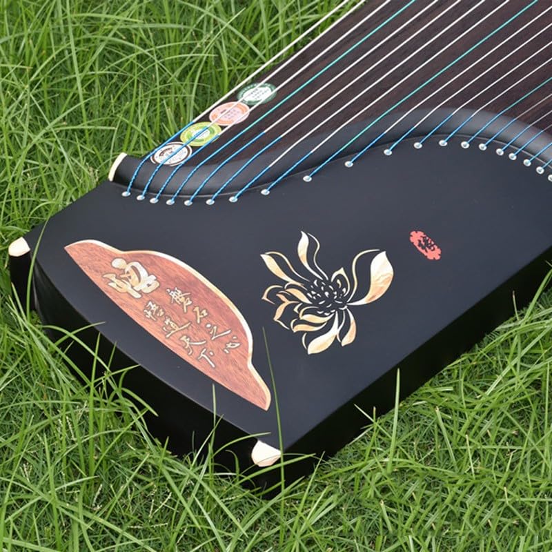 JITEM Guzheng, Traditional Chinese 21-String Instrument, Handmade Solid Wood Performance-Grade Guzheng, Suitable for Beginners and Professionals(Color:11), Size