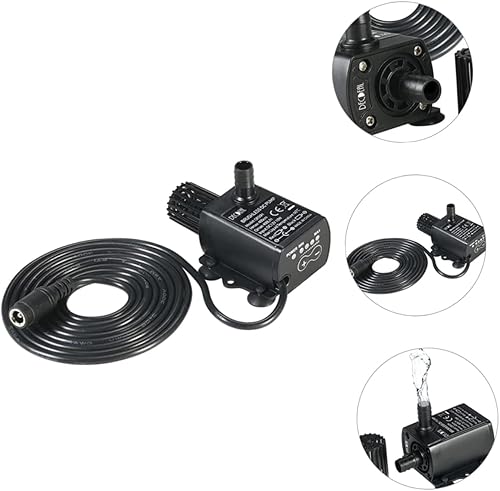 Miniatura 4 de 12V Miniature Water Pump Submersible Fountain Pump for Fish Tanks Computer Cooling and Hydroponics Durable Low Vibration Versatile Use for Gardens