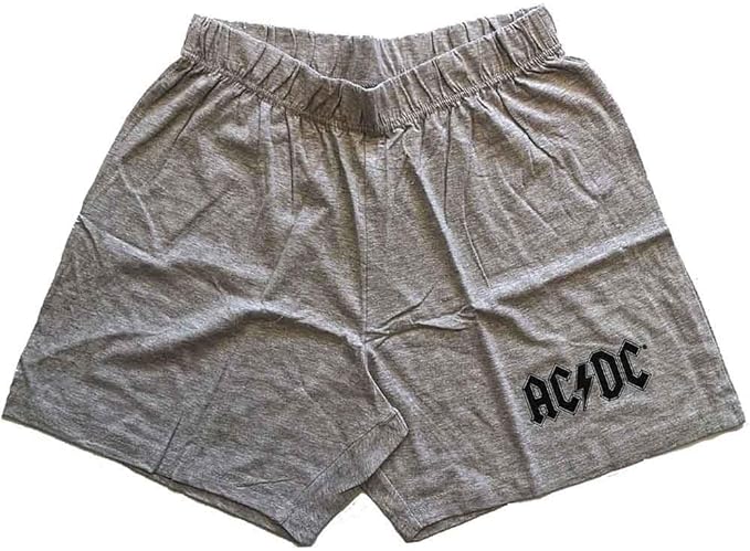 Pijamas Oficiales de AC/DC con Logo de Those About to Rock en Negro