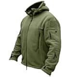 Men's Warm Military Tactical Sport Fleece Hoodie Jacket