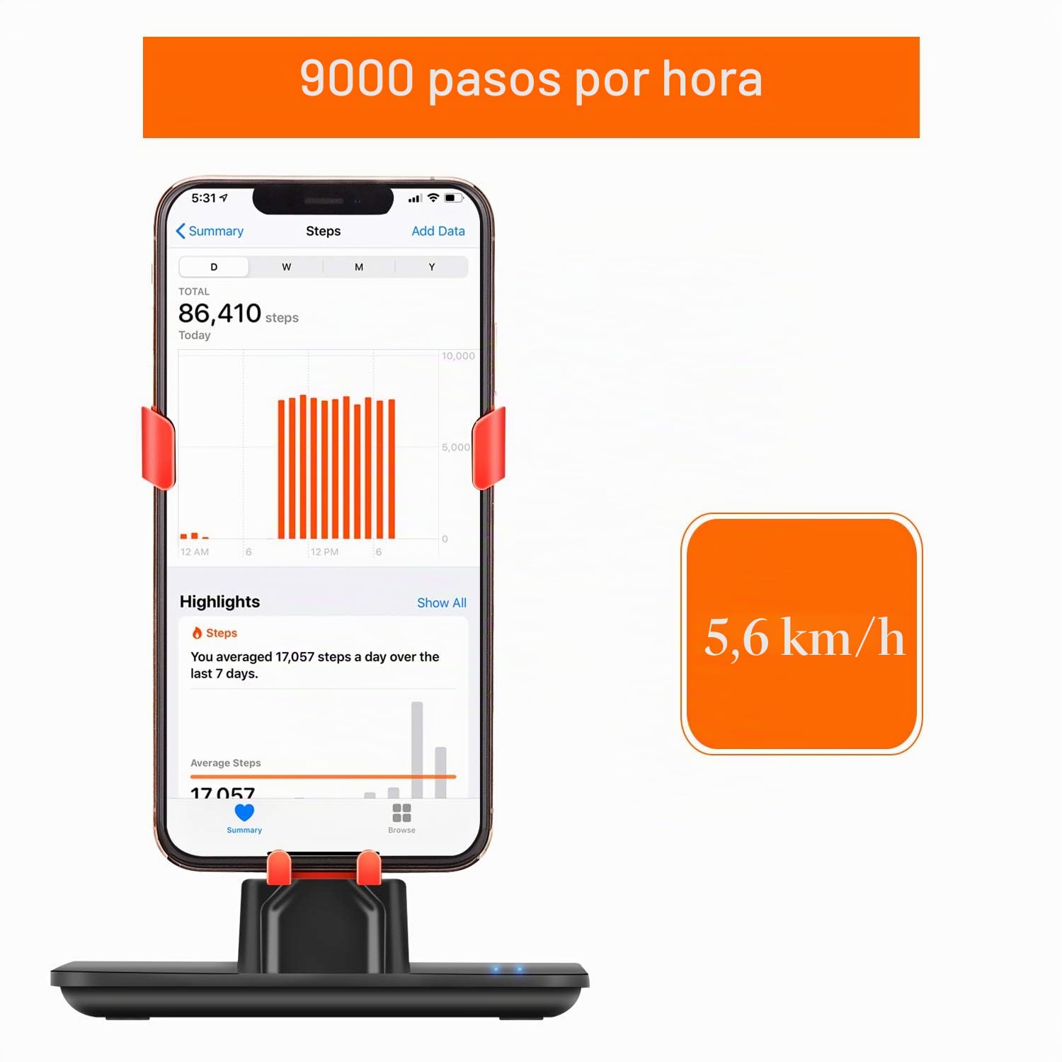 New Version Adjustable Phone Swing Device for Hatching Eggs in Pokemon Go and Steps Challenge, Compatible with iOS and Android