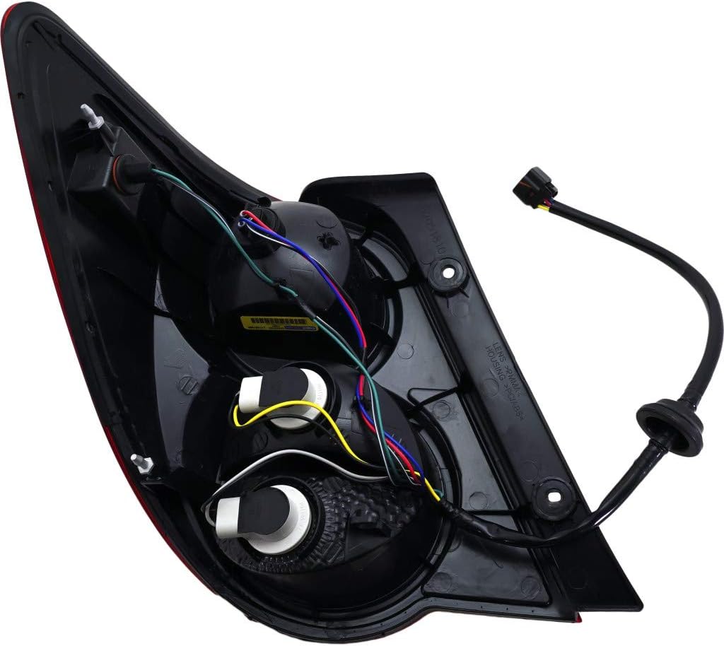 CarLights360 For Chevy Sonic Tail Light 2012 13 14 15 2016 Passenger Side | Bulbs Included | Sedan | DOT Certified | GM2801251 | 96830982