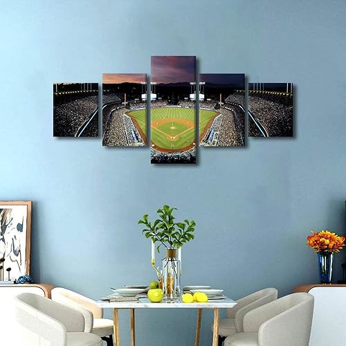 Miniatura 40 de Decoración de pared, lienzo para estadio deportivo de Estados Unidos, arte de pared moderno Fenway Park en Boston, arte de pared para oficina, sala