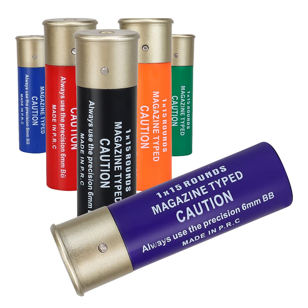 Nuprol 15 Rounds Shotgun Shells 6-Pieces, Multicolour
