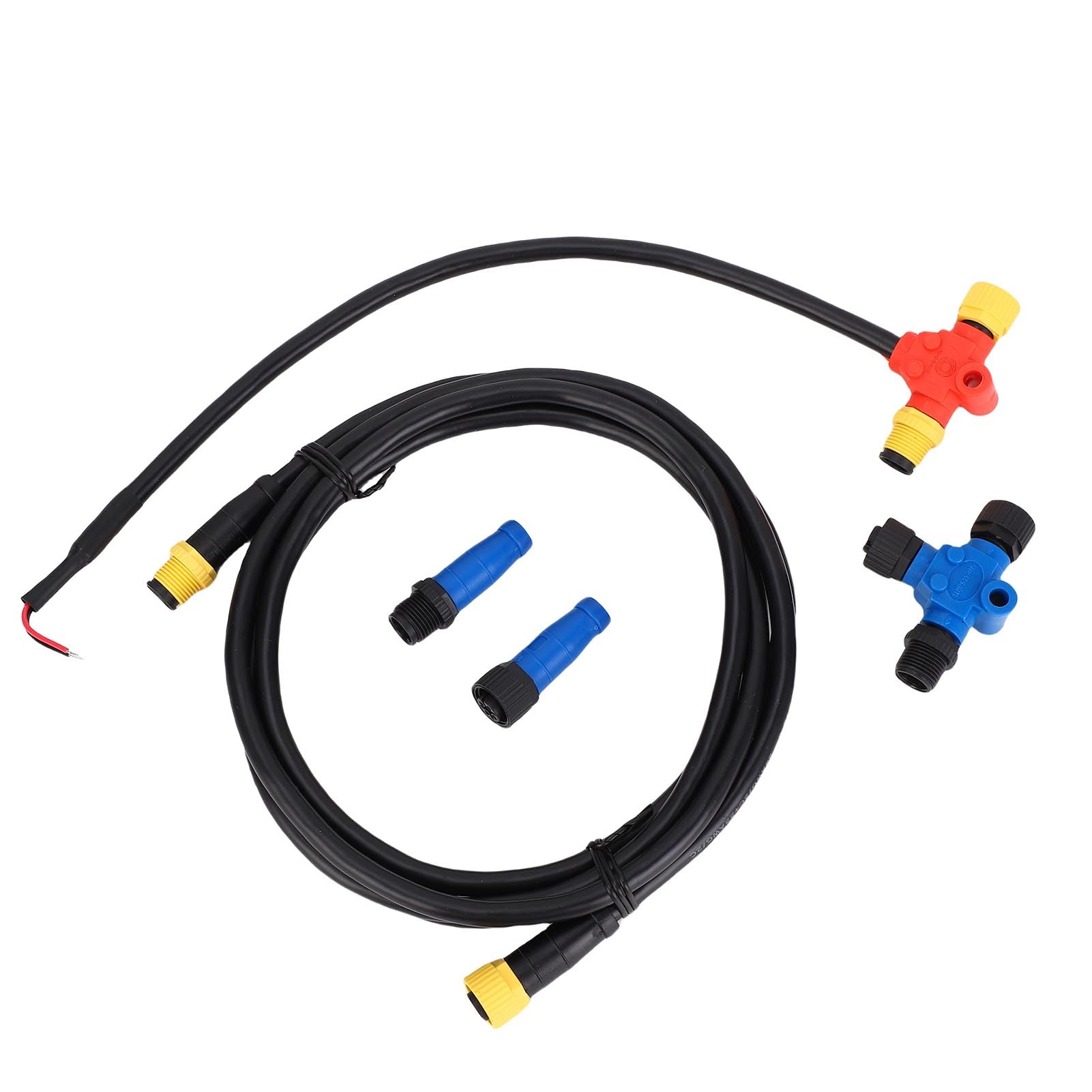 Kit de Inicio NMEA 2000 Cables Troncales Impermeables de Grado Marino Cables de Acometida Conectores en T Terminadores para Dispositivos Lowrance Electrónica Marina de