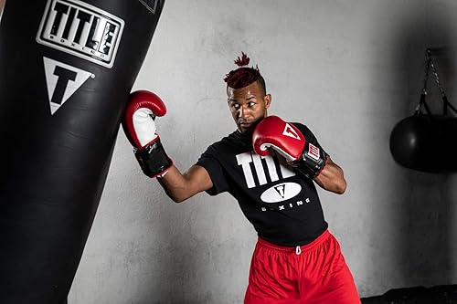 Miniatura 5 de TITLE Boxing Guantes clásicos con peso de potencia, para boxeo, artes marciales mixtas, guantes de kickboxing para hombre para velocidad de mano y