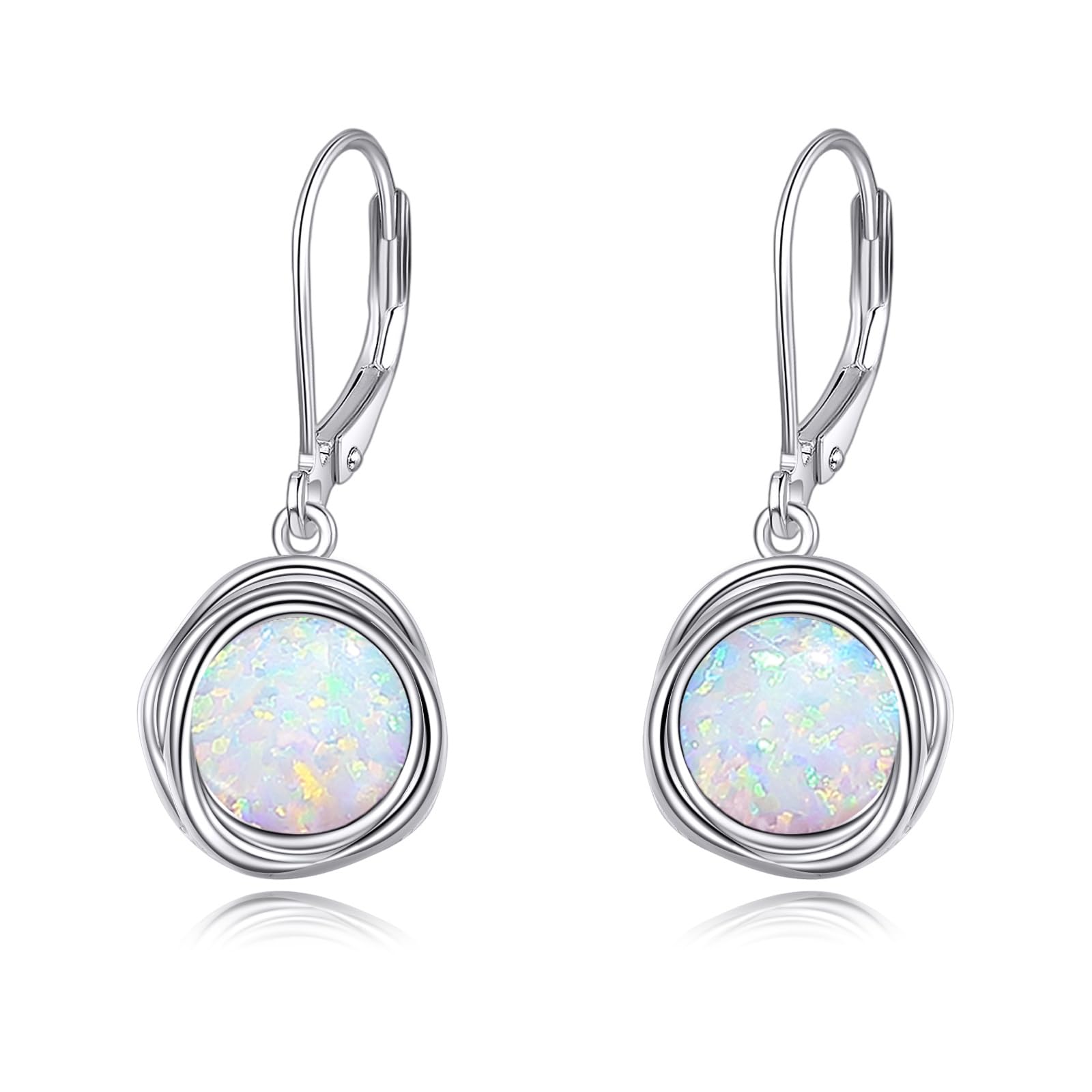 POPLYKE Süßwasser Perle Dangle Ohrringe für Damen Sterling Silber Leverback Ohrringe für Damen Perle Schmuck Geschenke für sie