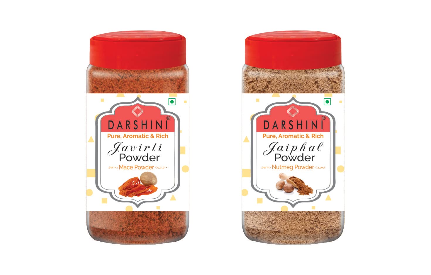 Darshini Javitri Powder (Mace Powder-100 grams) + Jaiphal Powder (Nutmeg Powder-100 grams) Combo Offer (B09H5VF4JC) Amazon Price History, Amazon Price Tracker