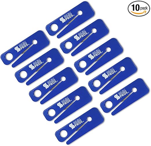 Seat Belt Cutter 10-Pack - Quick Escape from Your Car in an Emergency