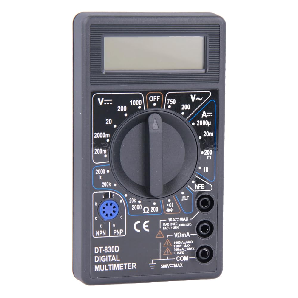 Wielofunkcyjny multimetr cyfrowy model DT-830D LCD, tester