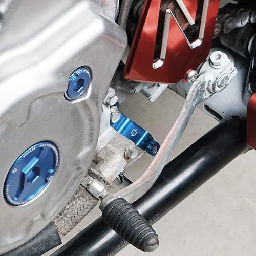 Miniatura 2 de NICECNC Soporte de palanca de cambios azul y cubierta protectora Acelerador compatible con Yamaha Raptor 700 700R