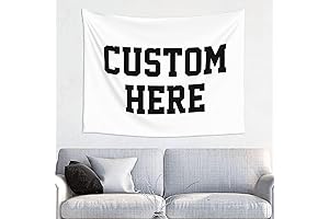 Custom Wall Tapestry with Personalized Image and Text, Unveil Your Creative Vision