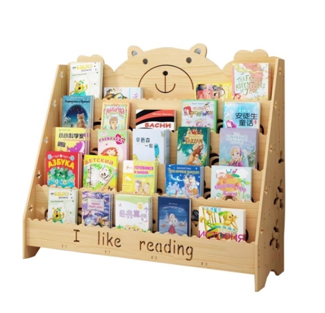 Scaffale Porta Libreria Scaffale Per Libri A 5 Livelli, Libreria In Legno, Per, Organizer Per, Per La Casa, Soggiorno, Camera Da Letto Per Libri(100 * 32 * 90cm)