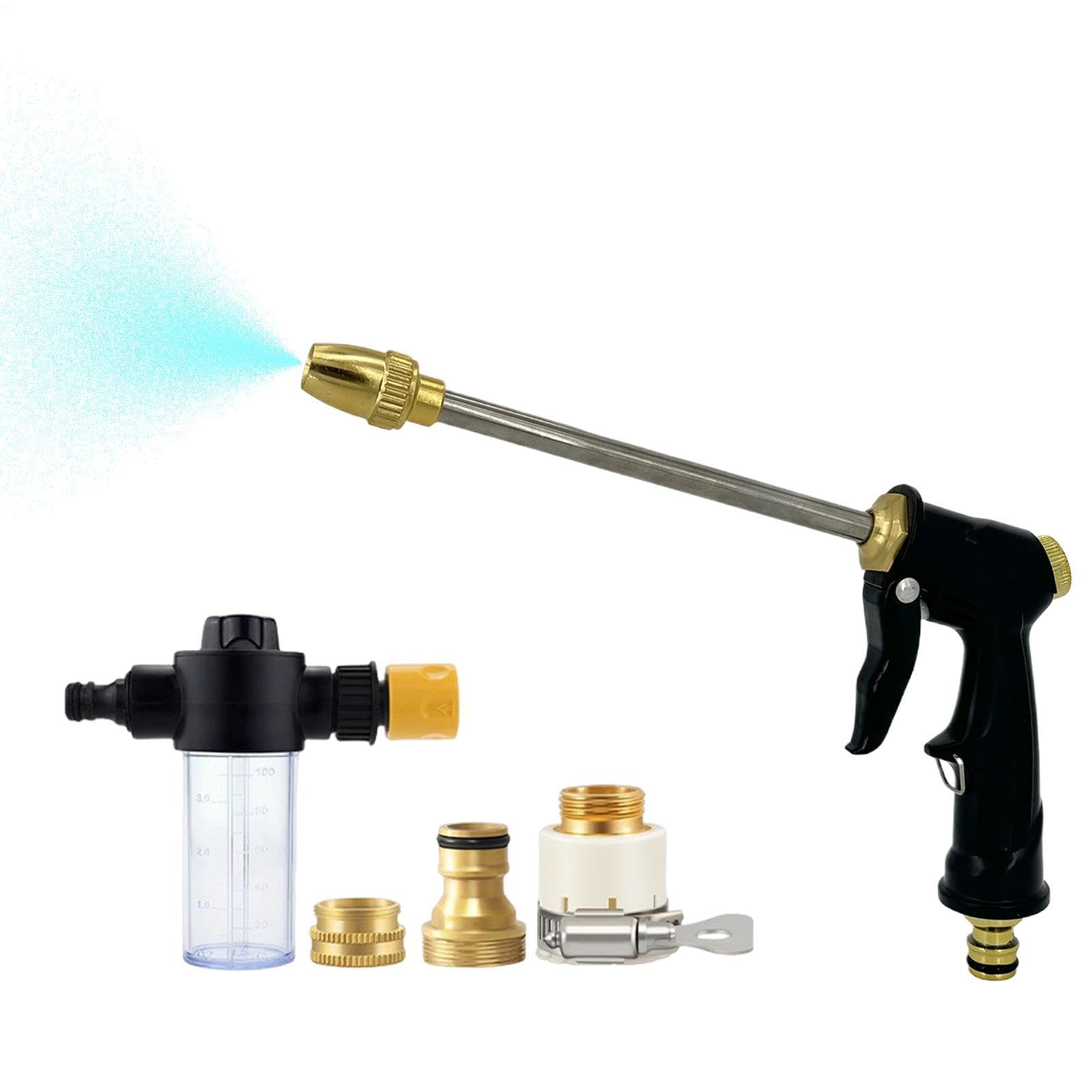 Buse de pression pour tuyau d'arrosage idéale pour nettoyer le jardin