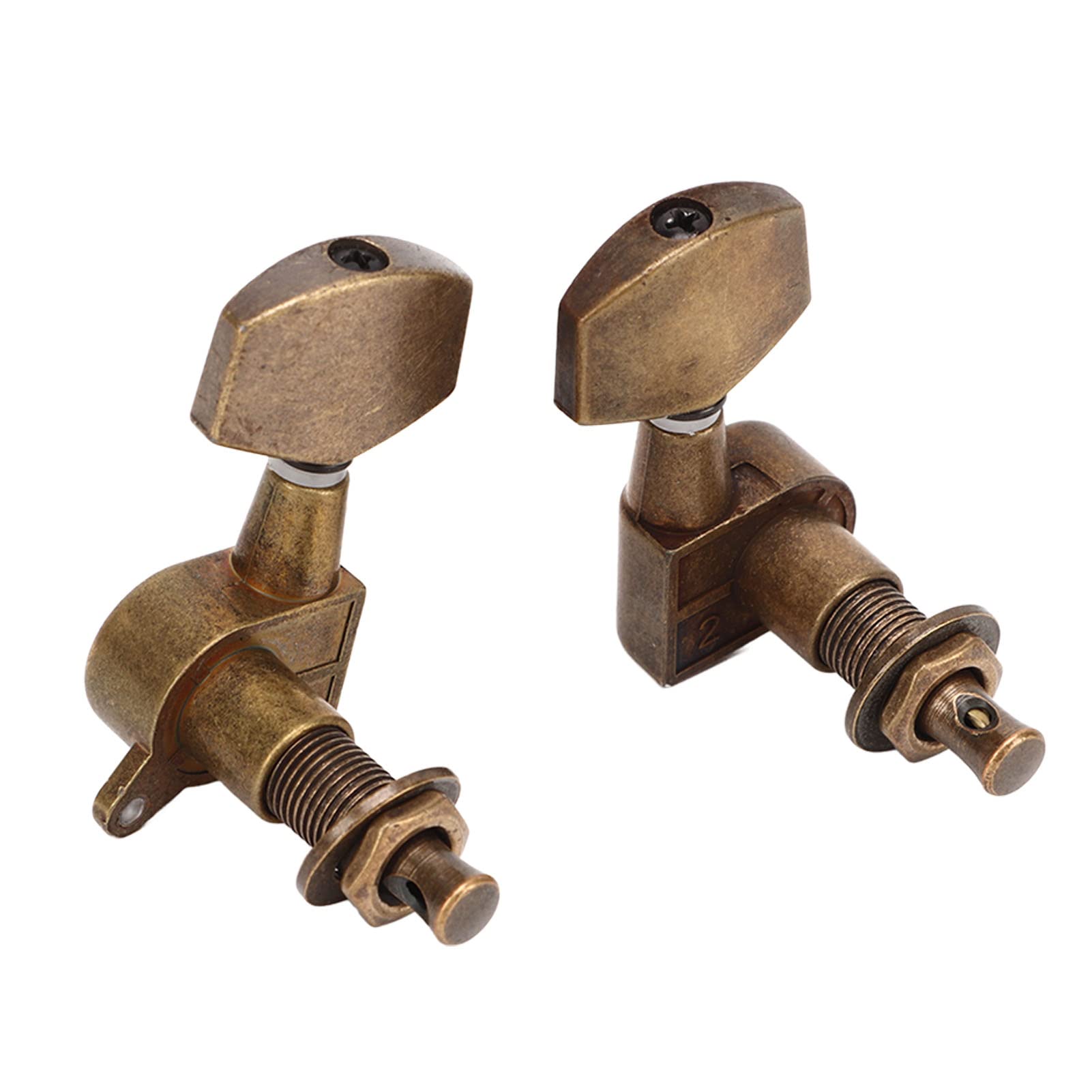 6pcs Guitar String Tuning PEG TUNTER Semi-FERMÉE Tuner Pour Guitar