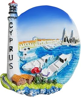 Kühlschrankmagnet, Motiv: Zypern, Reise-Souvenir, Kühlschrankdekoration, Magnetaufkleber, Basteln, 3D