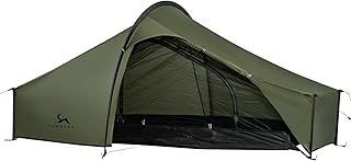 TOMOUNT Bivy Zelt Nylon Ultralight 1 Person wasserdichtes Biwaksack kleines Packmaß Trekkingzelt grün Campingzelt für Outdoor Camping Wandern Reisen und Klettern