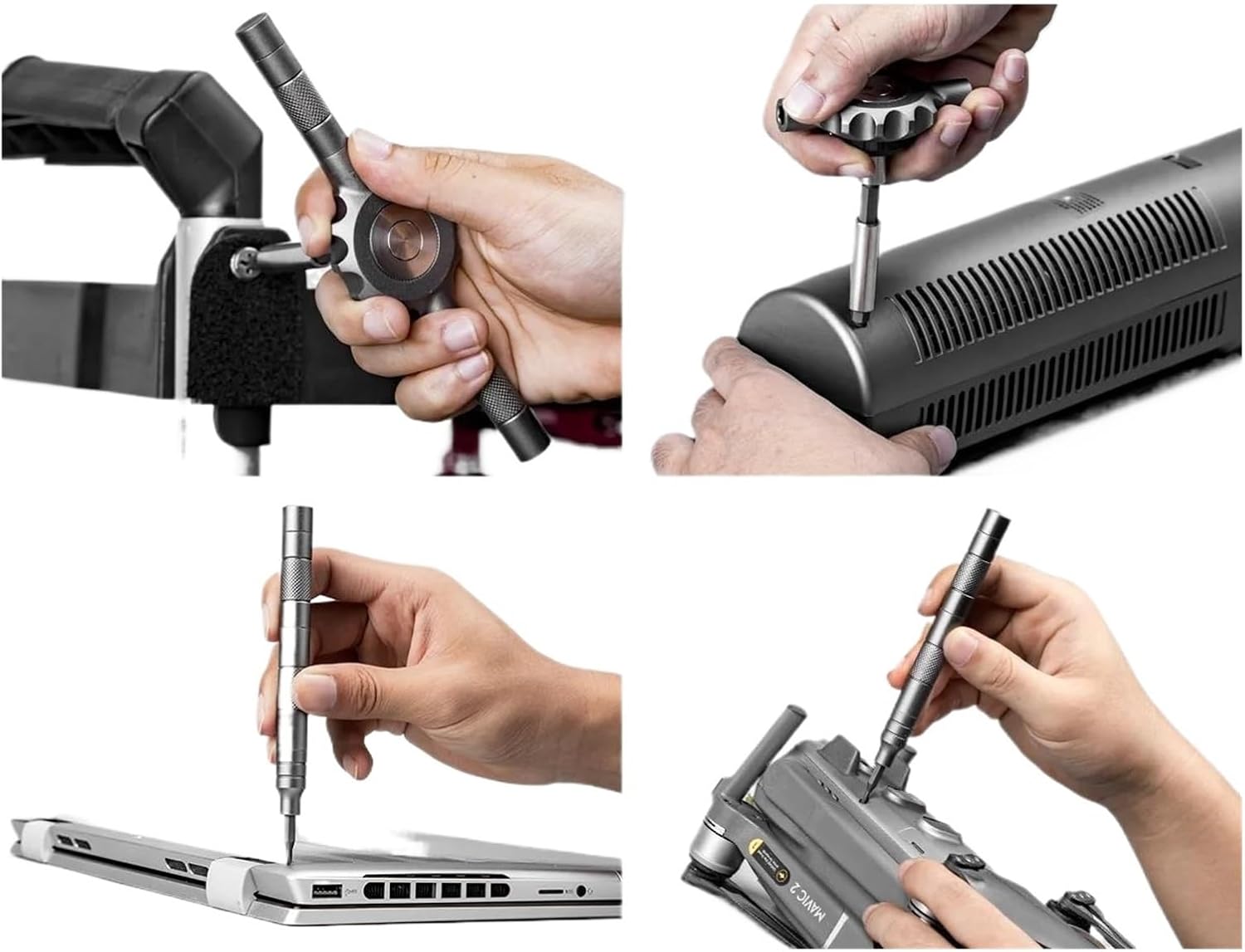 Gearless Ratchet Screwdriver Set With 1/4 Inch Magnetic S2 Steel Bits, Precision Multi-Purpose Repair Tool Kit With Nut Drivers And Compact Storage Case(66 In 1 Black)