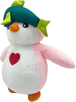 Cute Penguin Plush Animals | Cuddly Penguin Plush Toy | Plush Collectible Holiday Gifts, Fish Hat Design for Boys and Girls, Birthday and Christmas Zorza