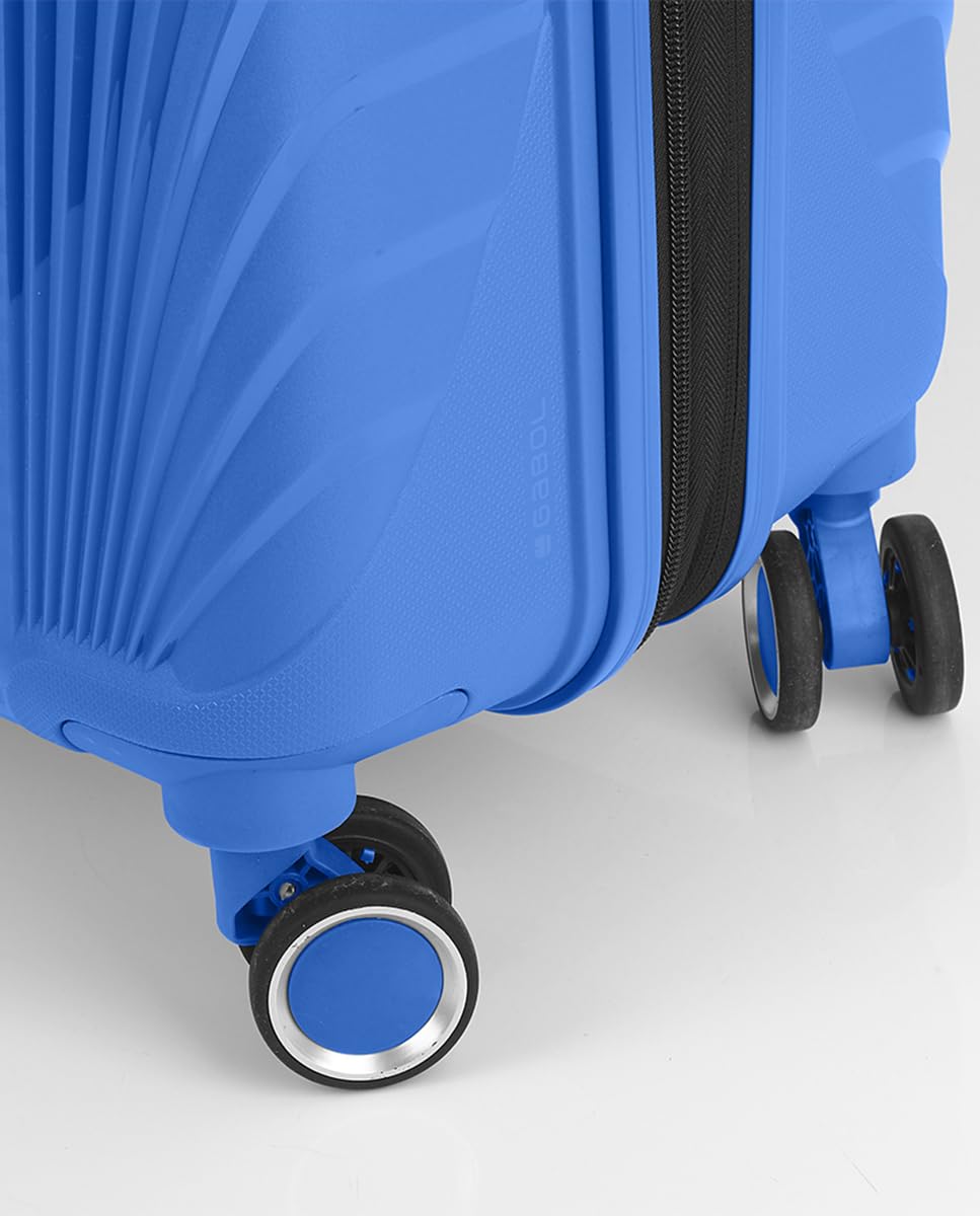 Gabol - Maleta de Cabina Rígida Expandible 55x35x21/24 cm Soho 40,3L en Polipropileno con TSA, Cremallera de Seguridad y 4 Ruedas Dobles 360°