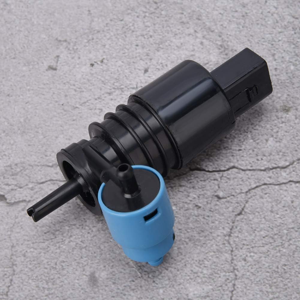 Universal Windshield Washer Pump, System Czyszczenia Szyb Samochodowych, Pompa Spryskiwacza Przedniej Szyby, Automatyczne Nawadnianie, Kompatybilna z Większością Pojazdów, Model 1K6955651