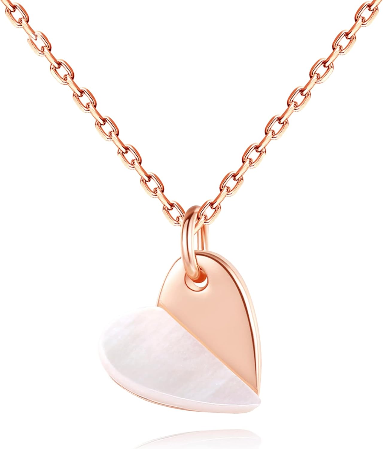 S925 Sterling Silver Simple Classic Pendant Necklace | Dainty Silver Cubic Zirconia Choker Necklace | Unique Design Sterling Silver Pendant Necklace Fashion Jewelry Gift for Women & Teen Girls