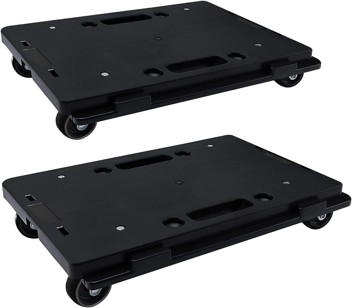 Furniture Dolly for Moving 2 Pack, Multi-Functional Heavy Duty Interlocking Rolling Mover with Wheels, 450 LBs Capacity, Made in Taiwan