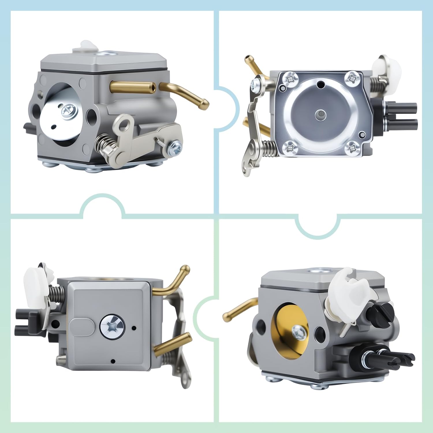 DCS6401 Carburetor Kit Compatible With Dolmar PS-630 6300 6400 7300 7310 7900 7910 Chainsaw For Makita DCS6401 DCS6421 DCS7301 DCS7901 EA7300PR EA7900PR C3M-DM18A Chainsaw Parts With Tune Up Kit