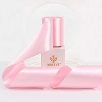 Vista 83 de MEEDEE - Cinta de satén blanca de 2 pulgadas, cinta blanca de lujo de doble cara de 25 yardas, cintas de seda para envoltorios de regalo